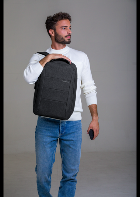 Dbramante1928 16'' Christiansborg Recycled Backpack, Charcoal – Computerrygsække (billede 5)