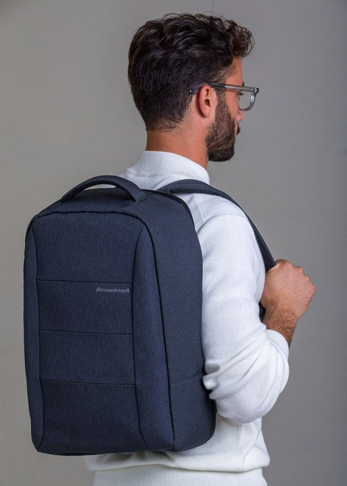 Dbramante1928 16'' Christiansborg Recycled Backpack, Dark Blue – Computerrygsække (billede 4)