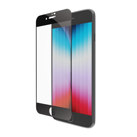 Dbramante1928 eco-shield - iPhone SE, Black edge – Skærmbeskyttelse - iPhone SE (2020)/8/7/6/6S (billede 2)