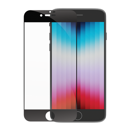 Dbramante1928 eco-shield - iPhone SE, Black edge – Skærmbeskyttelse - iPhone SE (2020)/8/7/6/6S (billede 4)