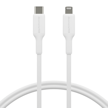 Dbramante1928 Re-charge - Cable 1m USB-C to Lightning, White – Apple Lightning kabler (billede 1)