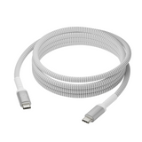 Bulk - Braided Cable 2.5m USB-C/USB-C 100W - Grey