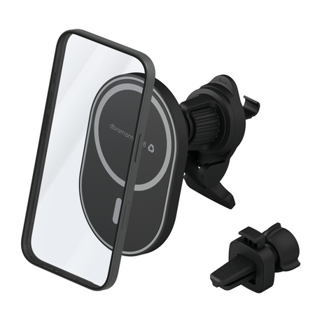 Dbramante1928 Re-charge - Car Holder - MagSafe - BLK – Bilopladere (billede 1)