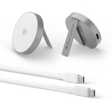 Wireless Magnetic Charger w/stand Qi2 25W ALU
