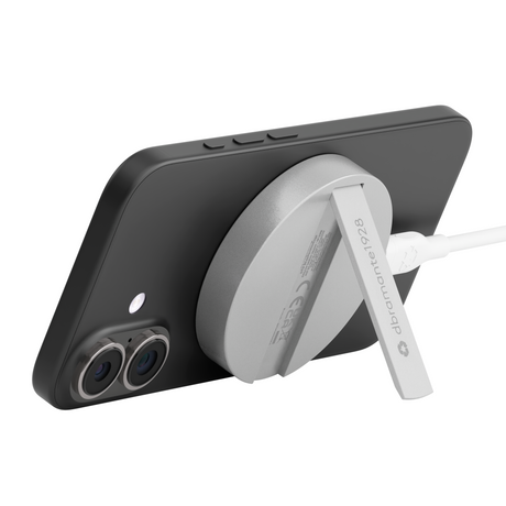 Dbramante1928 Wireless Magnetic Charger w/stand Qi2 25W ALU – Ladere u/kabel - 2.1/2.4Amp (billede 2)