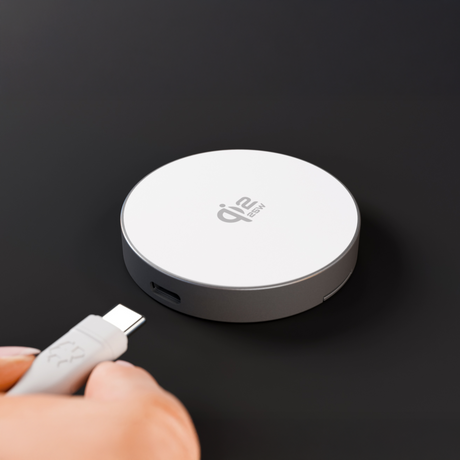 Dbramante1928 Wireless Magnetic Charger w/stand Qi2 25W ALU – Ladere u/kabel - 2.1/2.4Amp (billede 3)
