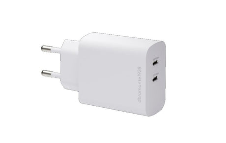 Dbramante1928 EU Wall Charger - 2xUSB-C 45W - WHT – Ladere u/kabel - 2.1/2.4Amp