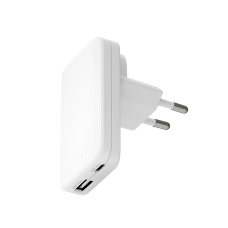 Dbramante1928 Re-charge Pro - EU Slim Charger - USB-C 20W+18W-A – Ladere u/kabel - GaN (billede 1)