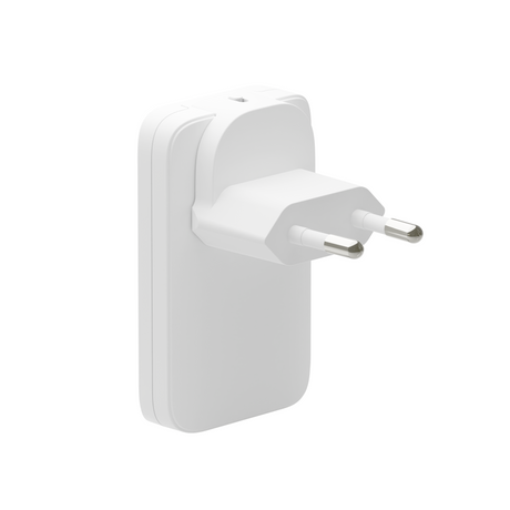 Dbramante1928 Re-charge Pro - EU Slim Charger - USB-C 20W+18W-A – Ladere u/kabel - GaN (billede 3)