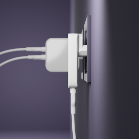 Dbramante1928 Re-charge Pro - EU Slim Charger - USB-C 20W+18W-A – Ladere u/kabel - GaN (billede 5)
