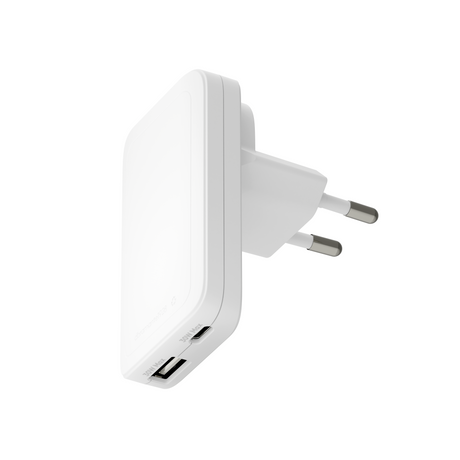 Dbramante1928 Re-charge Pro - EU Slim Charger - USB-C 30W+30W-A – Ladere u/kabel - GaN (billede 1)