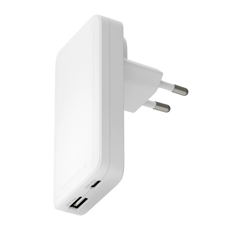 Dbramante1928 Re-charge Pro - EU Slim Charger - USB-C 65W+30W-A – Ladere u/kabel - GaN (billede 1)