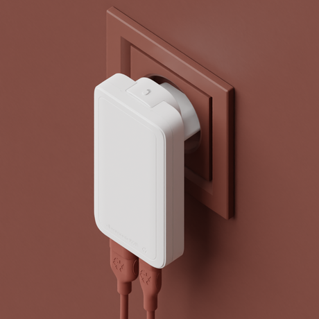 Dbramante1928 Re-charge Pro - EU Slim Charger - USB-C 65W+30W-A – Ladere u/kabel - GaN (billede 4)
