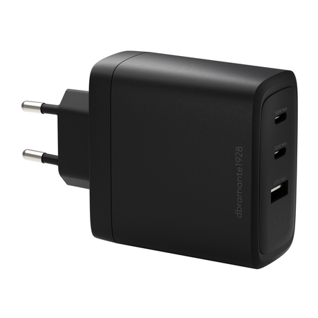 Dbramante1928 DBRAMANTE re-charge IT Charger 2xUSB-C 100W + 1xUSB-A - BLK – Ladere USB-C (billede 1)