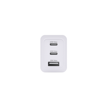 Dbramante1928 DBRAMANTE re-charge IT Charger 2xUSB-C 65W + 1xUSB-A White – Ladere USB-C (billede 2)
