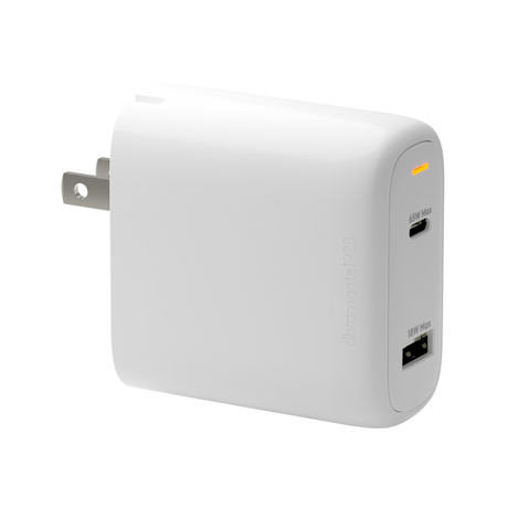 Dbramante1928 Re-charge - US W.Charger-USB-C 65W+USB-A 18W -CA-W – Ladere u/kabel - GaN (billede 1)