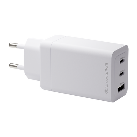 Dbramante1928 DBRAMANTE IT - EU W. Charger - 2xUSB-C 70W + 1xUSB-A - WHT