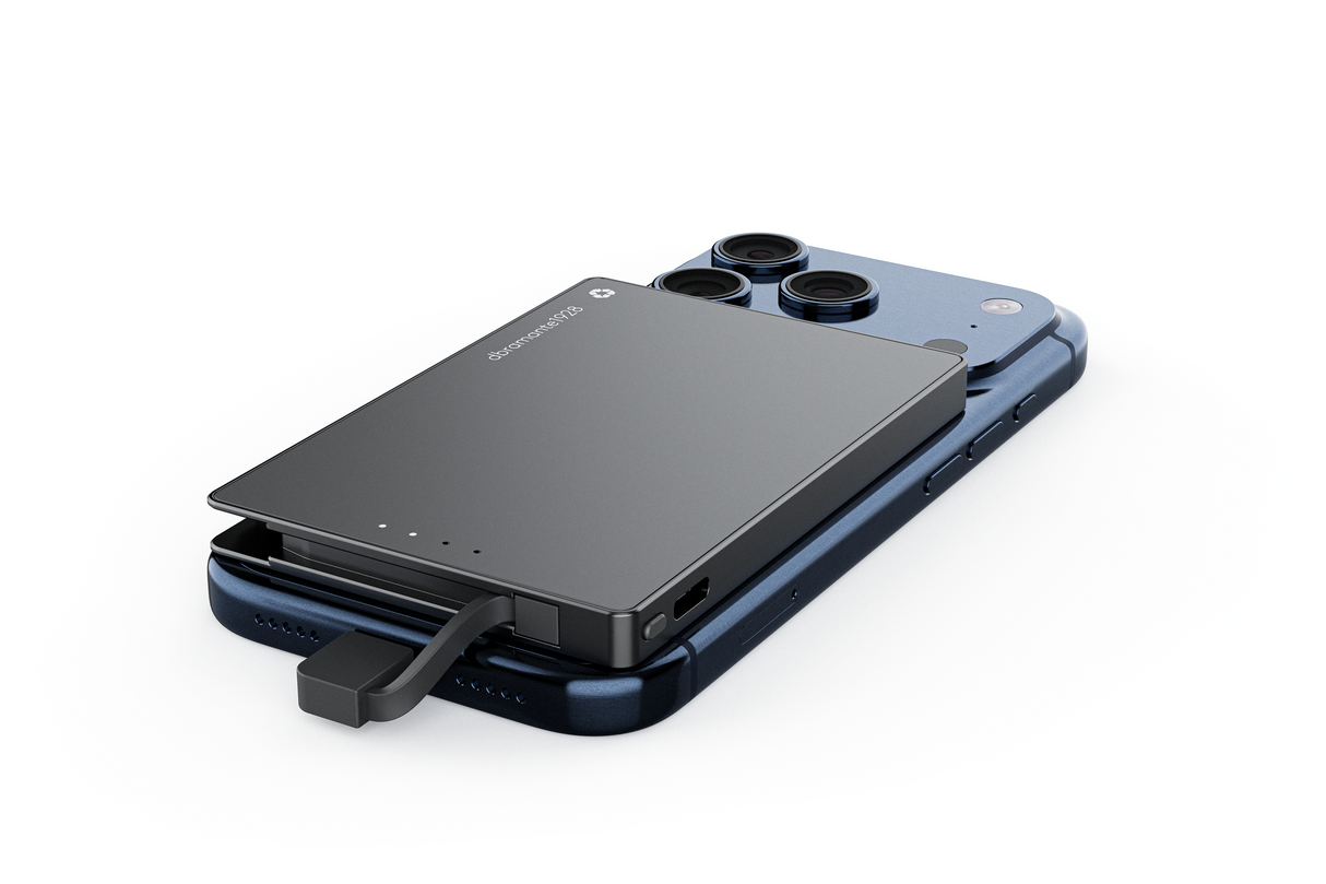 Dbramante1928 DBRAMANTE Power Bank - 5K mAh Mag. Built-in USB-C Cable - Ti (billede 3)