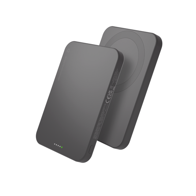 Dbramante1928 DBRAMANTE re-charge - Power Bank 5K Wireless Qi1.3 - GRY