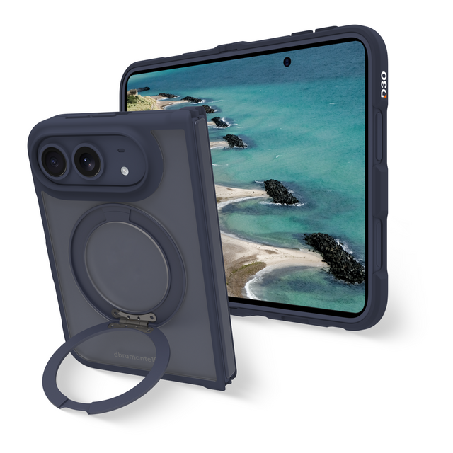 Dbramante1928 Grenen Ultra D3O MS Kick - iPhone Duo - Dark Blue (billede 1)