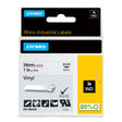 Dymo Tape Rhino 24mmx5,5m colour vinyl bl/whi – Labeltape (billede 1)