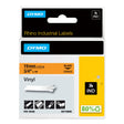 Dymo Tape Rhino 19mmx5,5m vinyl black/orange – Labeltape (billede 1)