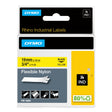 Dymo Tape Rhino 19mmx3,5m flexib nylon bl/yel – Labeltape (billede 1)