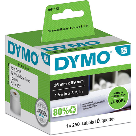 Dymo LabelWriter Address label 89x36 (billede 1)