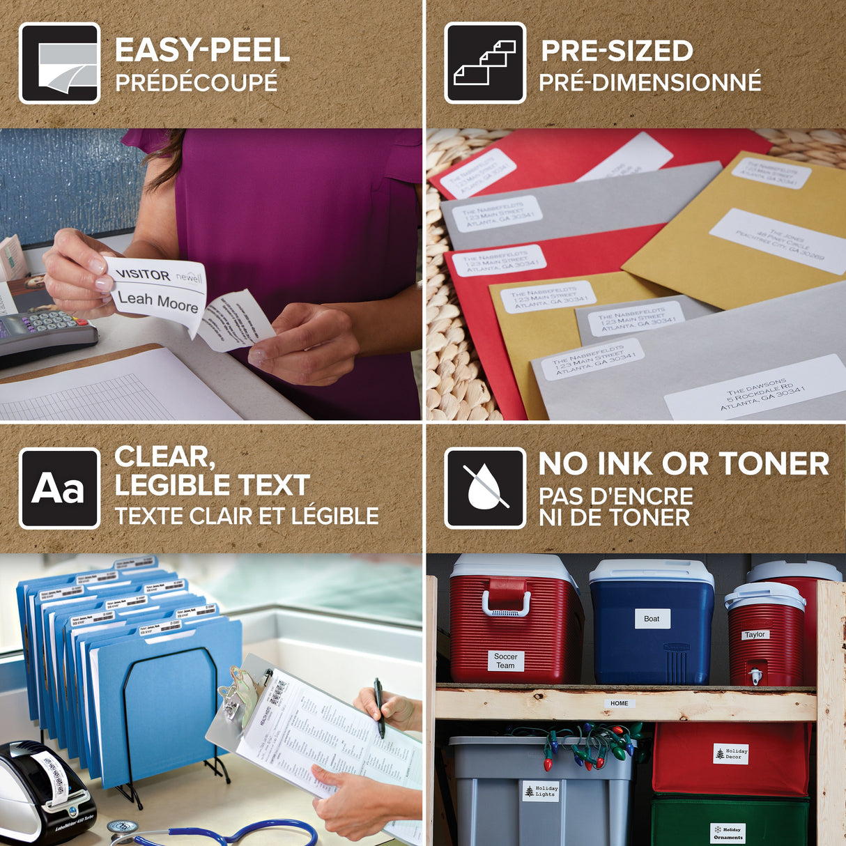 Dymo LabelWriter 28mm x 89mm std. address labels (12 pack) (billede 5)