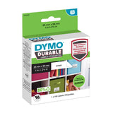 Dymo Label 25x54 Extra Strong perm white(160) – Etiketter (billede 1)