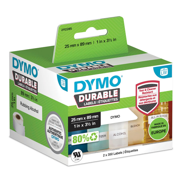 Dymo LabelWriter Durable labels 25x89mm. Roll of 700 labels – Etiketter (billede 1)