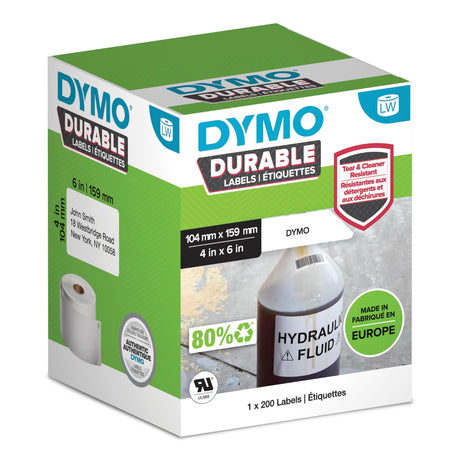 Dymo LabelWriter Durable extra-large shipping label 104mmx159mm – Etiketter (billede 1)