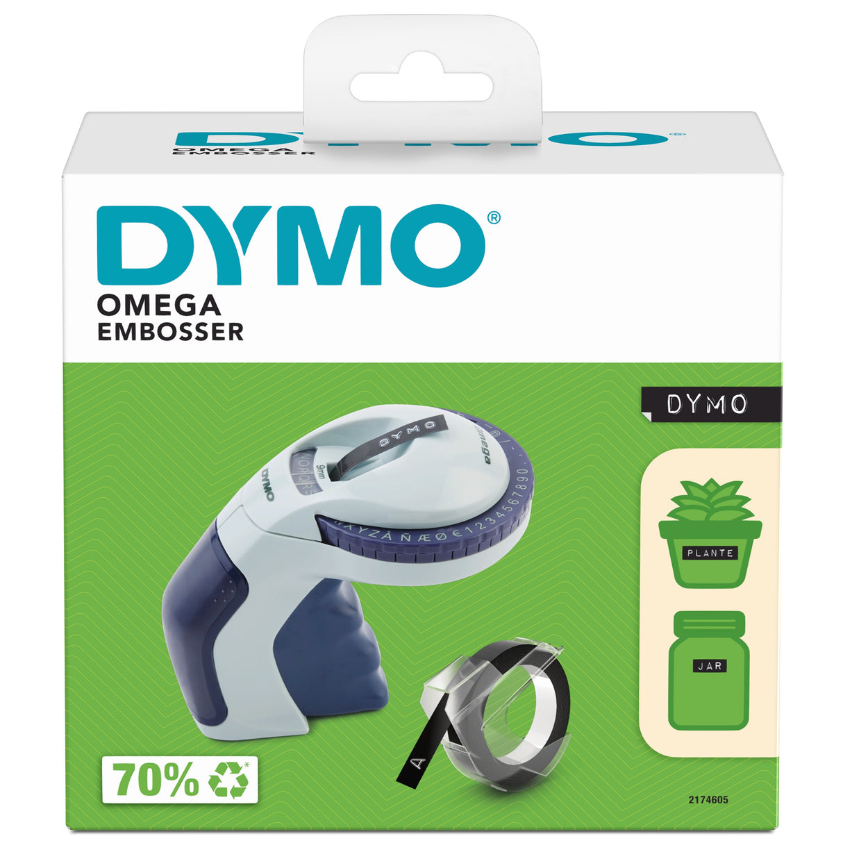 Dymo Omega Home Embossing Label Maker (DK,FI,NO) – Labelprintere (billede 1)