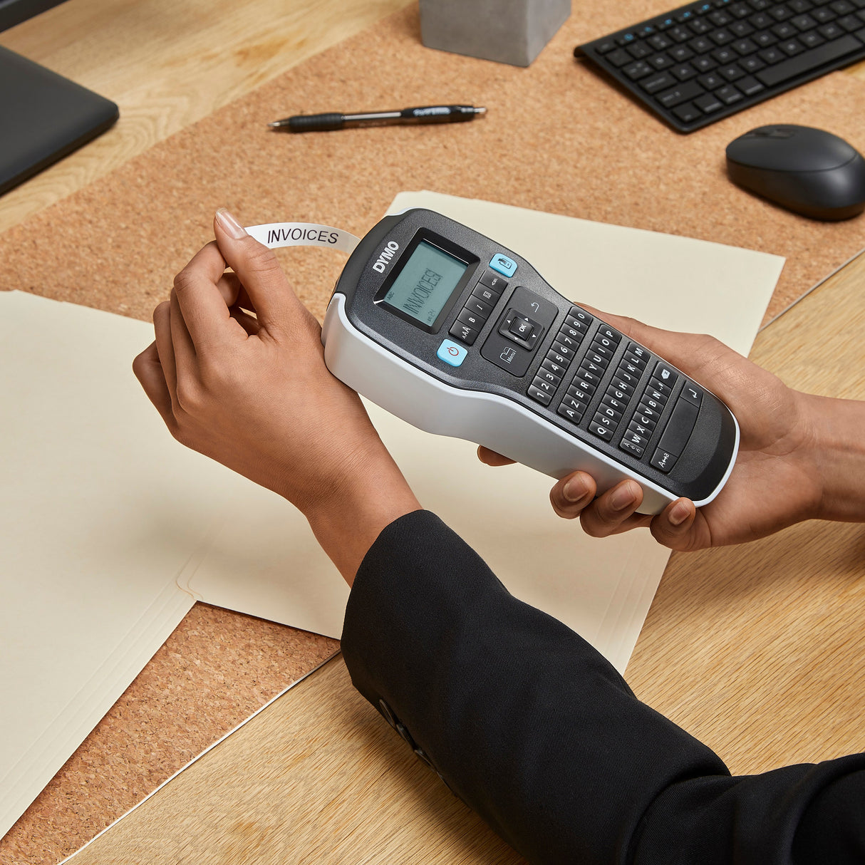 Dymo LabelManager 160 valuepack + 3x12mm tape – Labelprintere (billede 5)