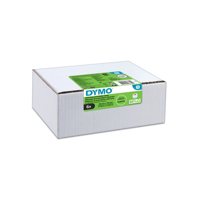 DYMO LabelWriter 70mm x 54mm Veterinary Labels white 1 Roll – Etiketter