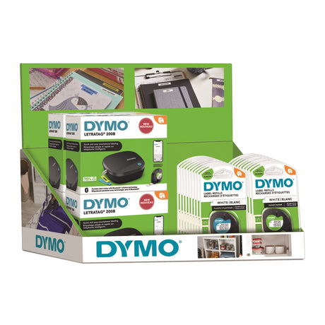 Dymo LetraTag10 x 100H + 10 x 200B + 40 LT tapes mixed FSDU – Labeltape