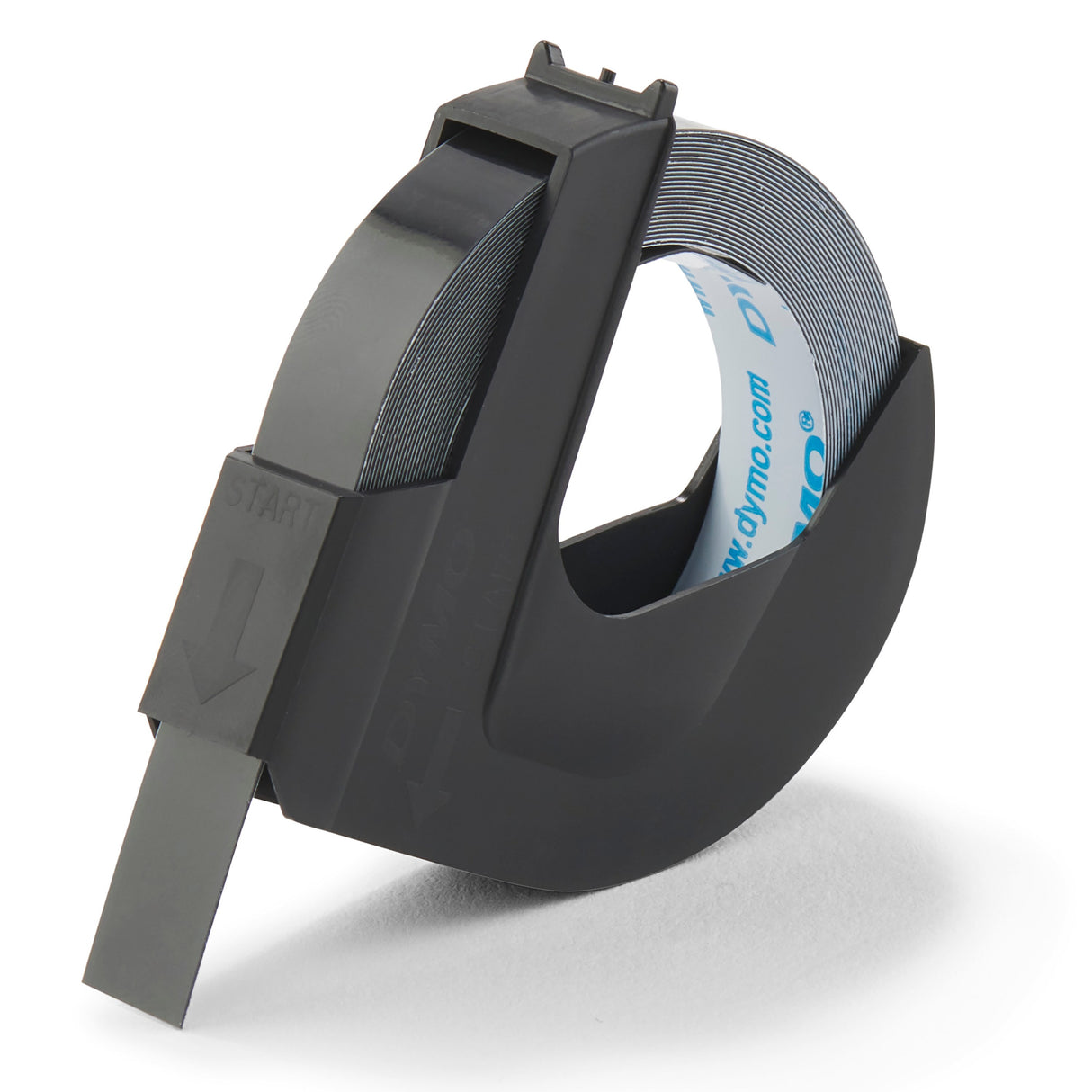 Dymo Tape Embosser 9mmx3m sort – Labeltape (billede 1)