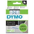 Dymo Tape D1 12mmx7m blue/white – Labeltape (billede 1)