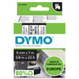 Dymo Tape D1 9mmx7m black/white – Labeltape (billede 1)