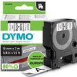 Dymo Tape D1 19mmx7m black/white – Labeltape (billede 1)