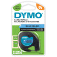 Dymo Tape LetraTag plastic 12mmx4m blå – Labeltape (billede 1)