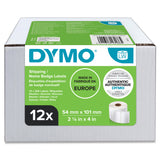 Dymo Label Ship/naming 54x101 perm white(220) x (12) – Etiketter (billede 1)
