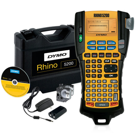Dymo LabelManager Rhino 5200 pro machine in hardcase – Labelprintere (billede 1)