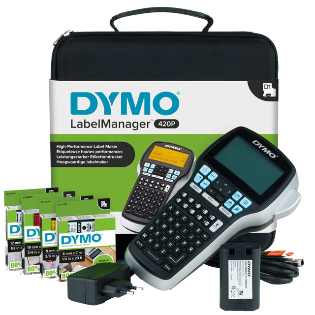 Dymo LabelManager 420P kit case – Labelprintere (billede 1)