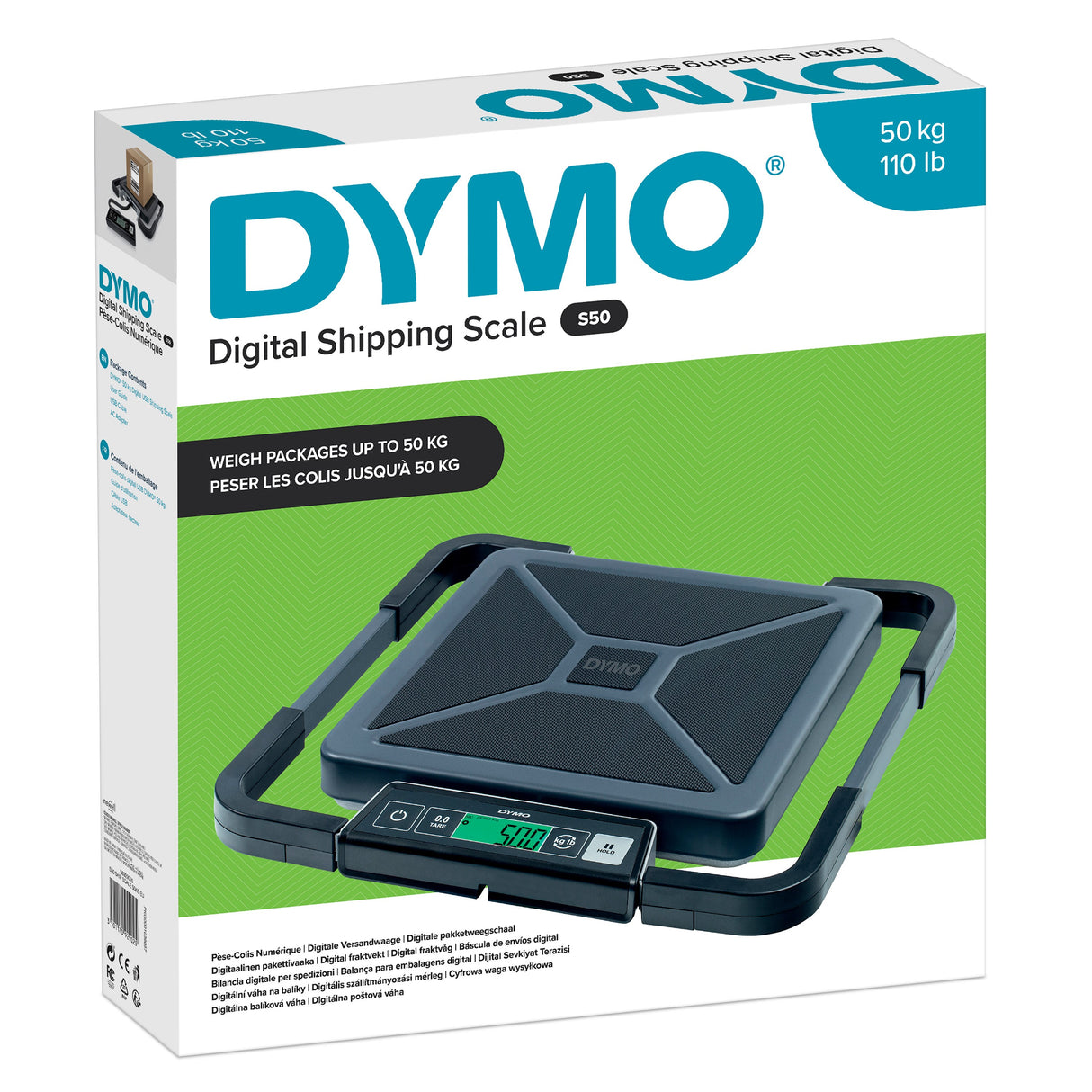 Dymo Scale M50 Mail and shipping 50 kg – Brev- & pakkevægte (billede 1)