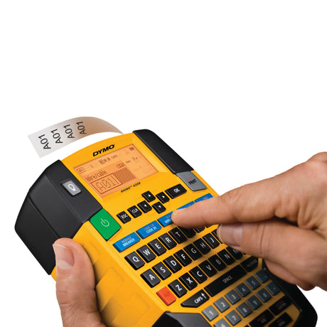 Dymo Rhino 4200 pro machine orange/black – Labelprintere (billede 3)