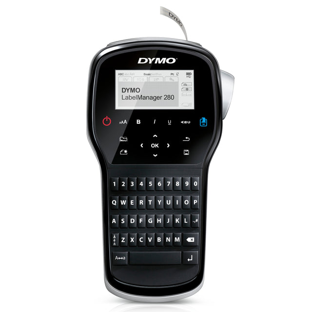 Dymo LabelManager 280 black/silver – Labelprintere (billede 1)