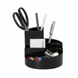 Naga A/S Skrivebordsorganizer MAULroundbox, sort – Kontorartikler (billede 1)