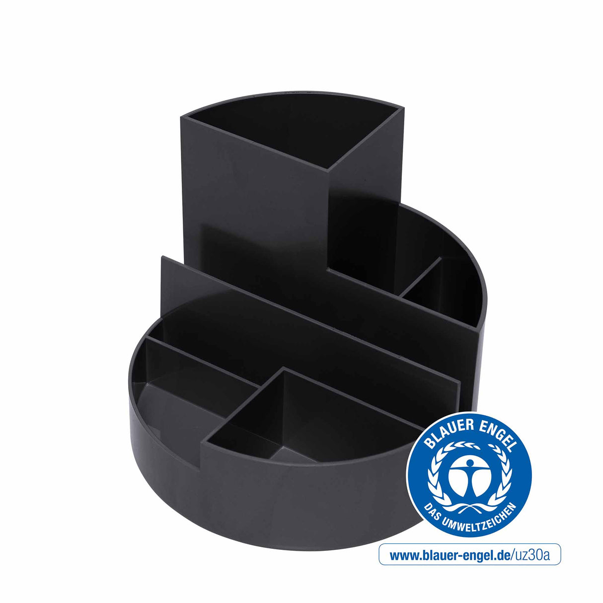 Naga A/S Skrivebordsorganizer MAULroundbox, sort – Kontorartikler (billede 2)