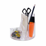 Naga A/S Skrivebordsorganizer MAULroundbox, transparent – Kontorartikler (billede 1)